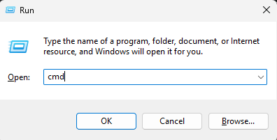 Open Command Prompt