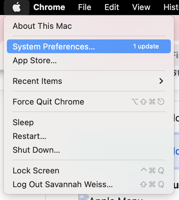 Apple Menu
