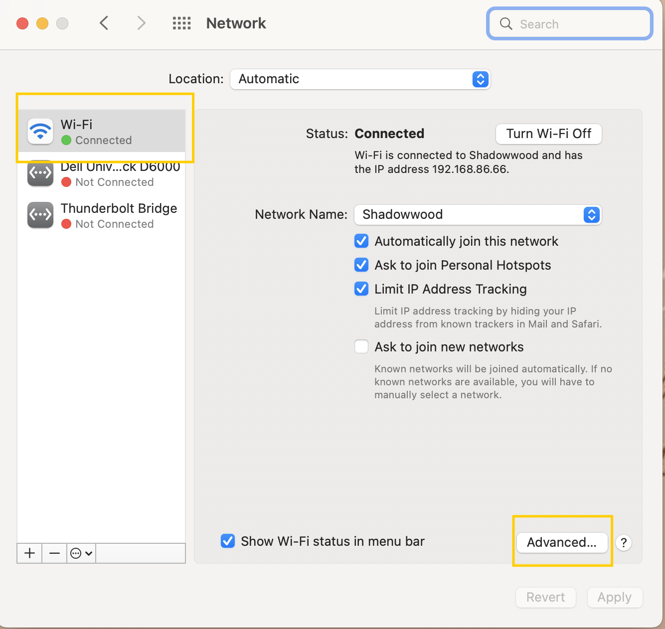 Network Details